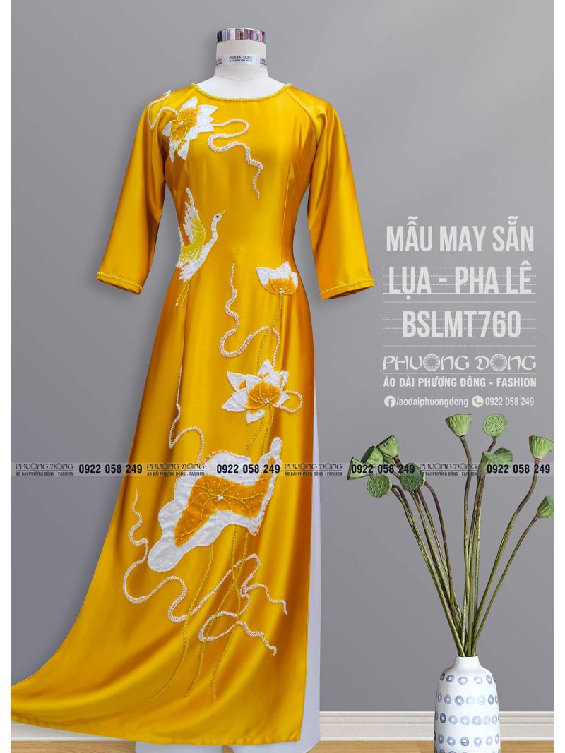 Áo Dài Bà Sui Lụa Thêu Kết Pha Lê BSLMT760